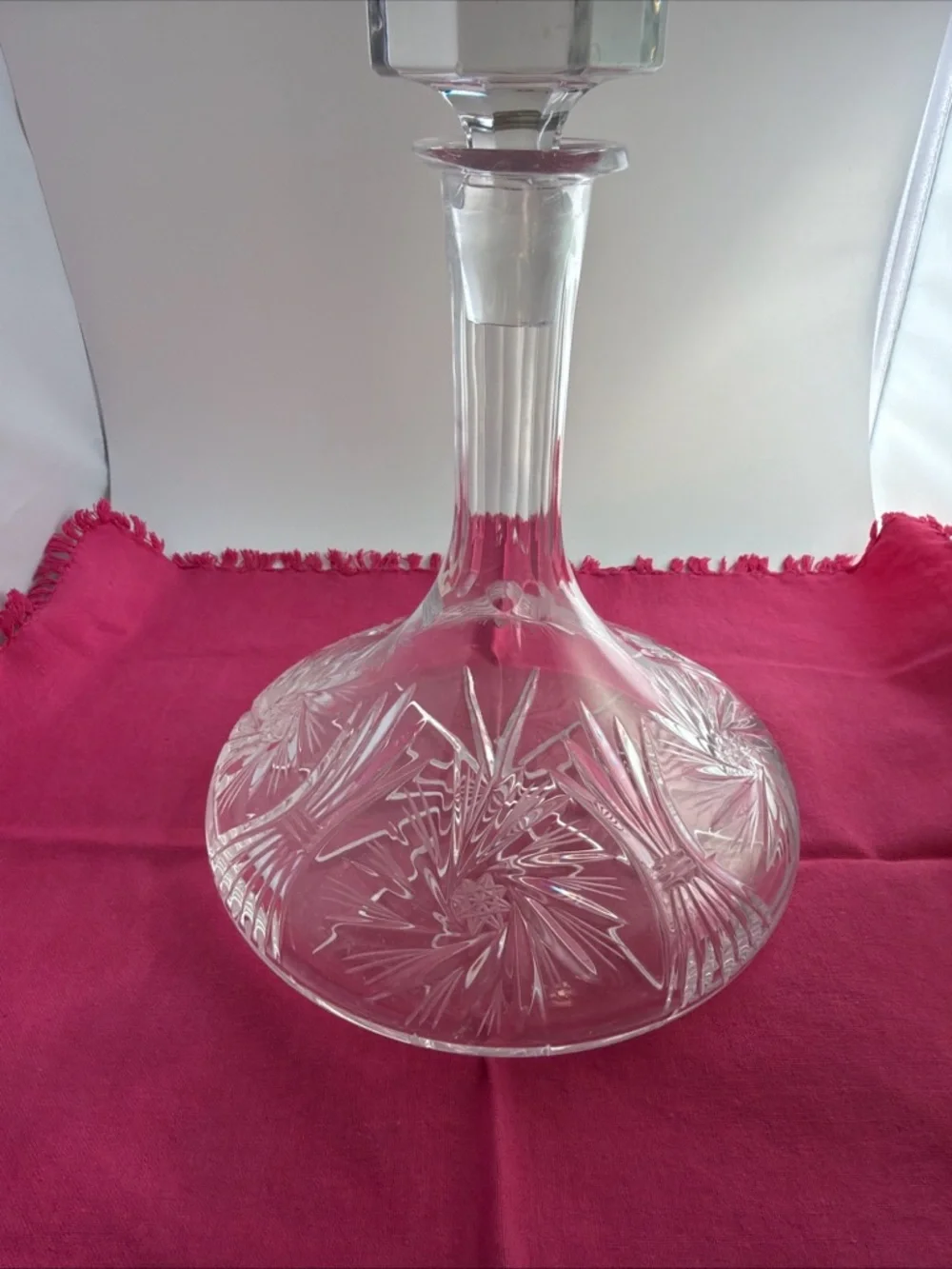 Samobor Crystal Ships Decantet with Stopper Yugoslavia